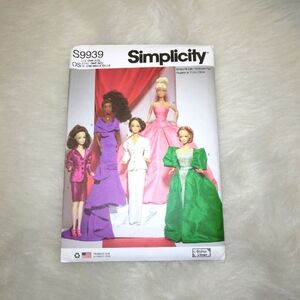 Simplicity Doll Dress Pattern